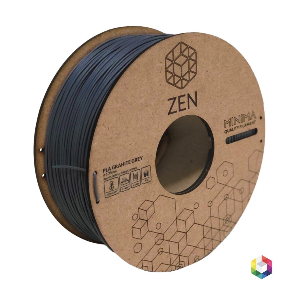 ZEN PLA Minima Graphite Grey ZEN Filament zen-pla-minima-graphite-grey-zen-filament