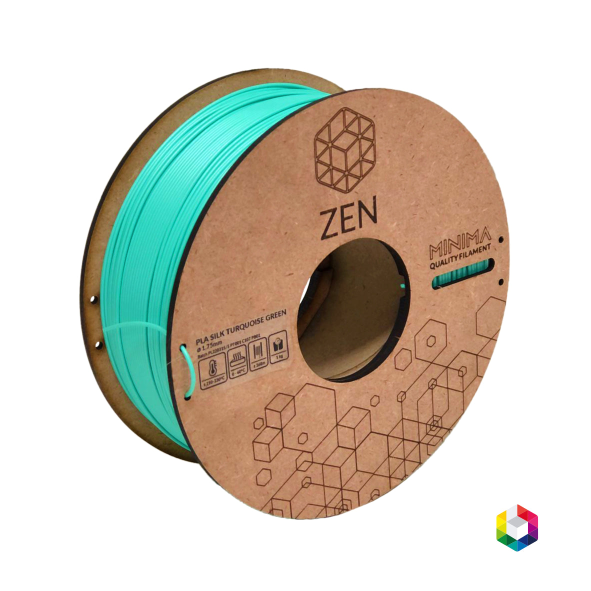 ZEN PLA Minima - Turquoise Green Silk