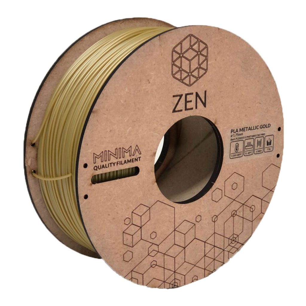 ZEN PLA Minima Metallic Gold ZEN Filament zen-pla-minima-metallic-gold-zen-filament